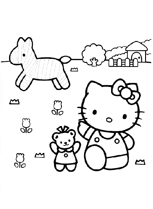 Coloriage 26 Hello kitty