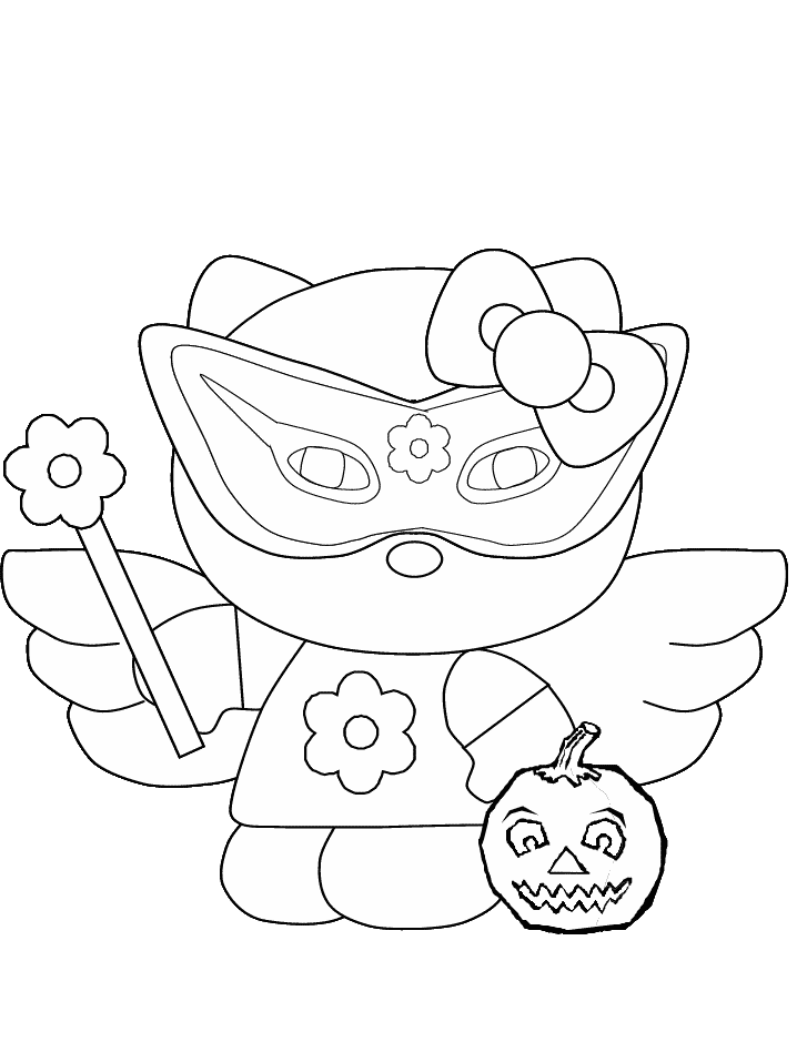 Coloriage 38 Hello kitty