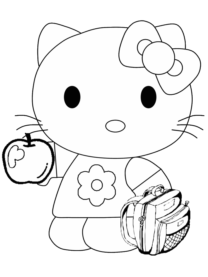 Coloriage 43 Hello kitty