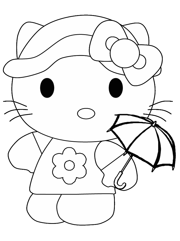 Coloriage 44 Hello kitty