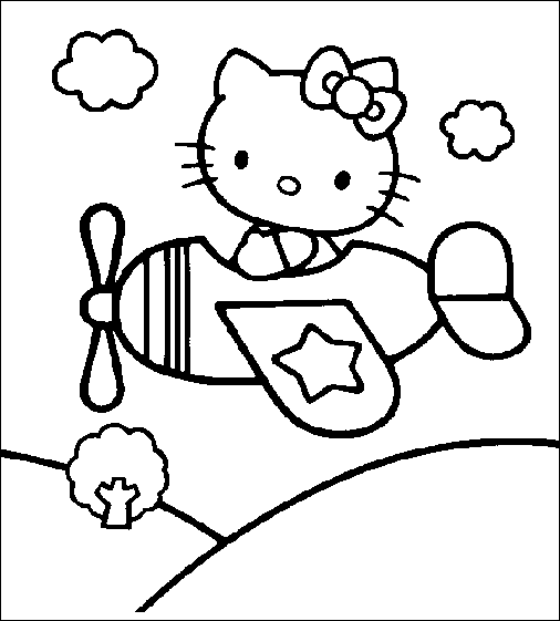 Coloriage 47 Hello kitty