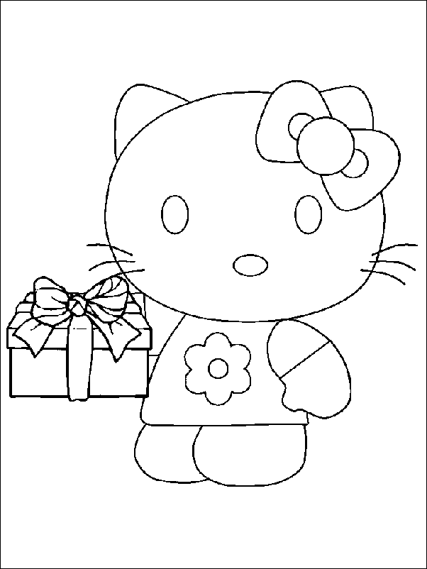 Coloriage 51 Hello kitty