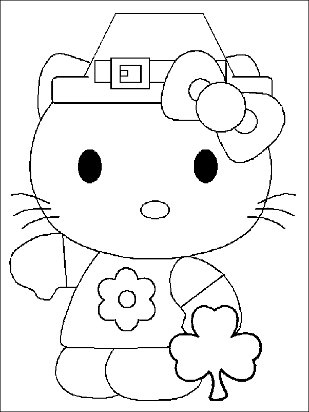 Coloriage 52 Hello kitty