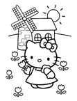 Coloriage Hello kitty 12