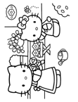 Coloriage Hello kitty 14