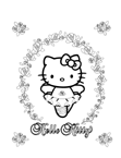 Coloriage Hello kitty 18