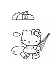 Coloriage Hello kitty 19