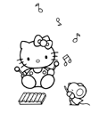 Coloriage Hello kitty 20