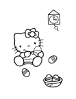 Coloriage Hello kitty 21