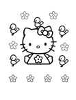 Coloriage Hello kitty 22