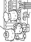 Coloriage Hello kitty 24