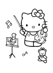 Coloriage Hello kitty 27