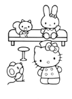 Coloriage Hello kitty 28