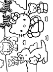 Coloriage Hello kitty 34