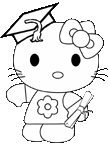 Coloriage Hello kitty 42