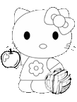 Coloriage Hello kitty 43