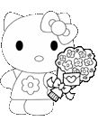 Coloriage Hello kitty 45