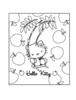 Coloriage Hello kitty 5