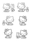 Coloriage Hello kitty 6