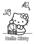 Coloriage Hello kitty 8