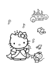 Coloriage Hello kitty 9