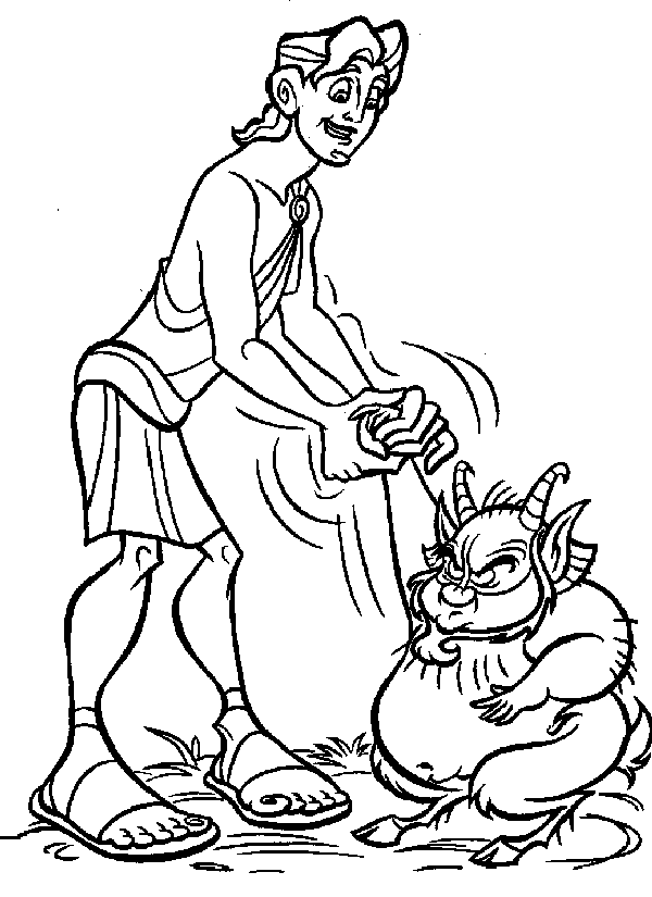Coloriage 17 Hercules