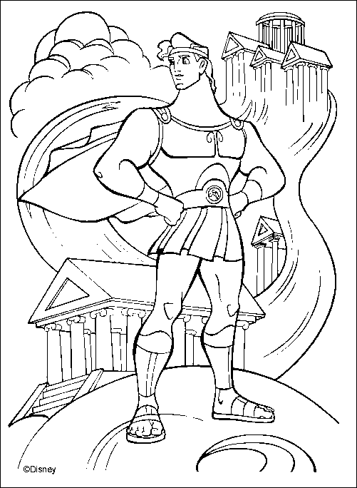 Coloriage 2 Hercules