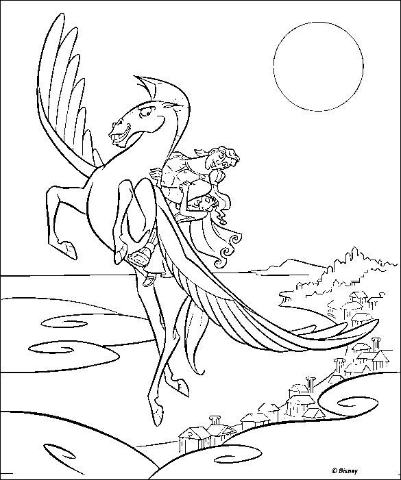 Coloriage 9 Hercules