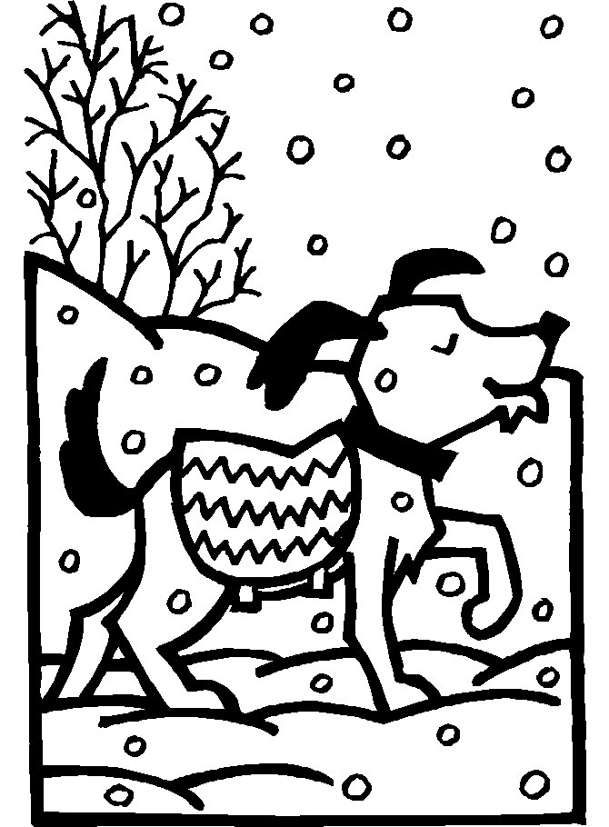 Coloriage 17 Hiver