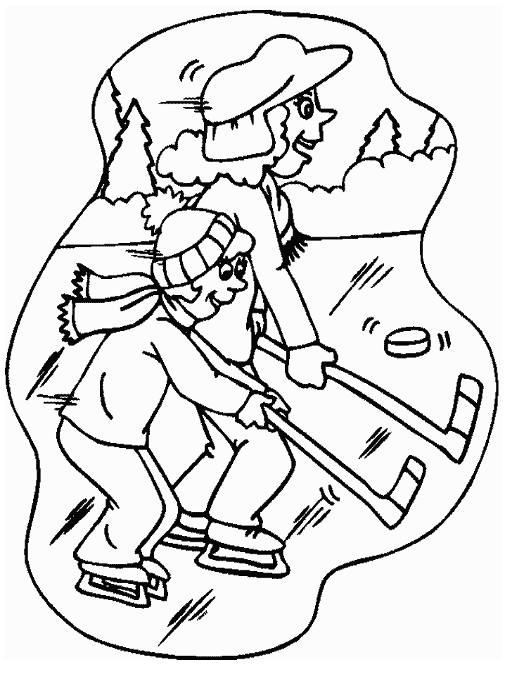 Coloriage 10 Hockey