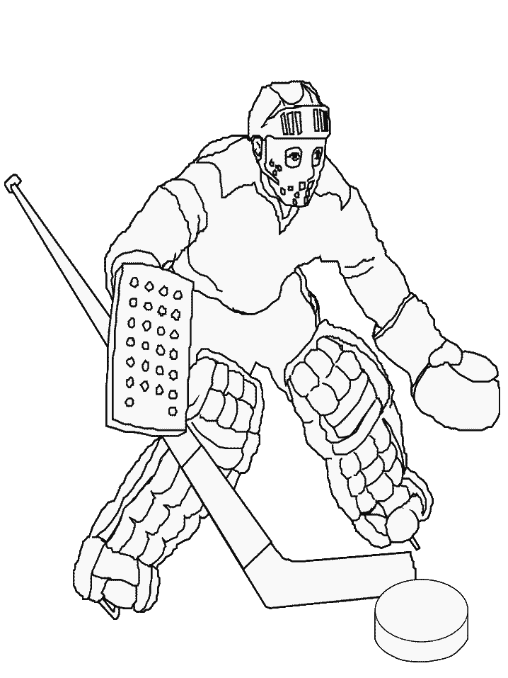 Coloriage 2 Hockey