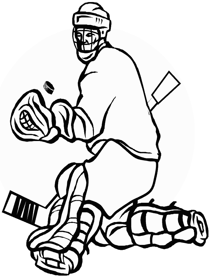 Coloriage 9 Hockey