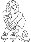 Coloriage Hockey 4