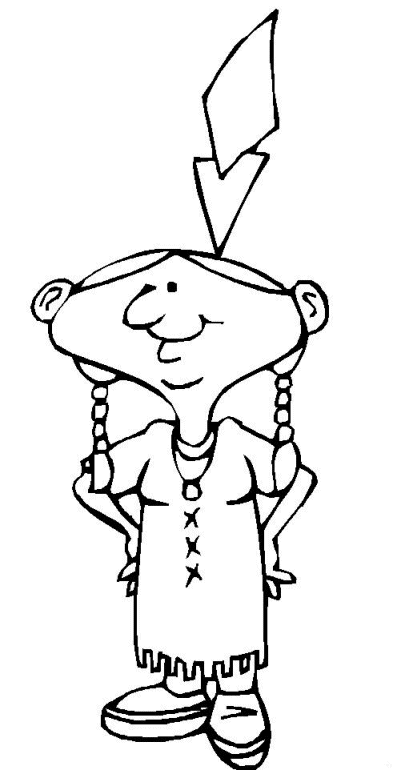 Coloriage 14 Indien