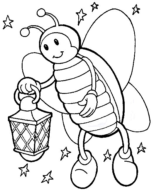 Coloriage 6 Insectes