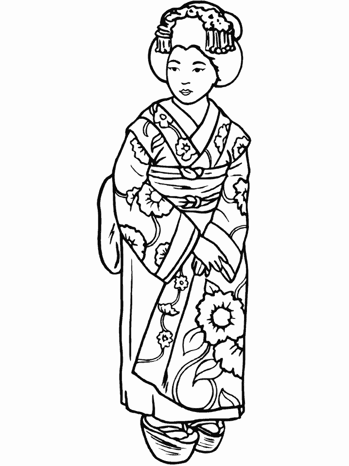 Coloriage 7 Japon