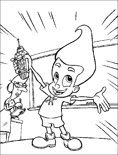 Coloriage 2 Jimmy neutron