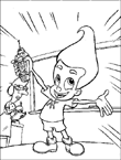 Coloriage Jimmy neutron 2