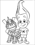 Coloriage Jimmy neutron 3