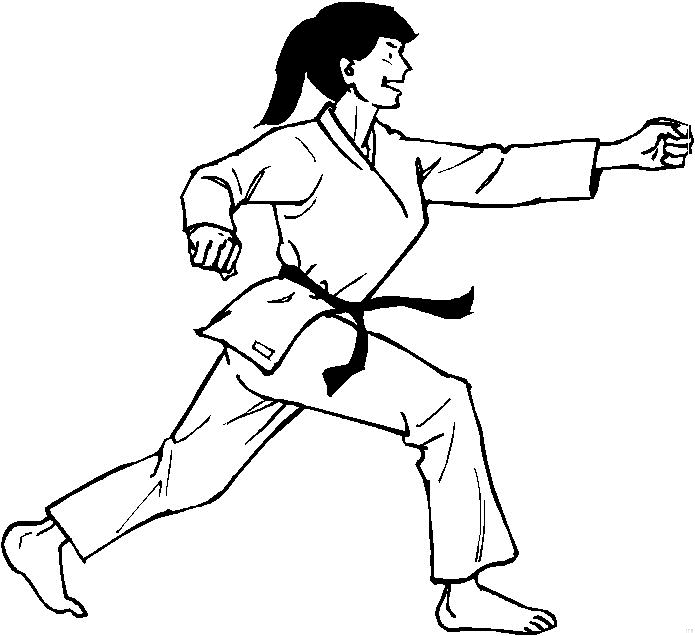 Coloriage 15 Judo