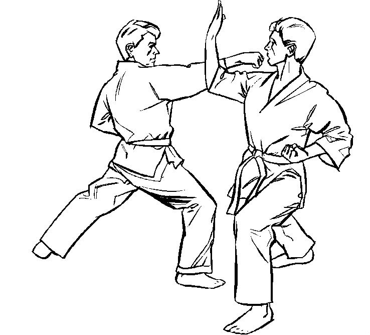 Coloriage 17 Judo