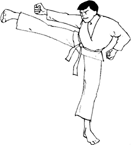 Coloriage Judo 13