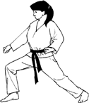 Coloriage Judo 16