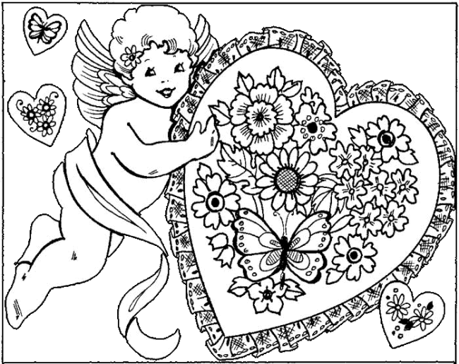 Coloriage 5 L-amour