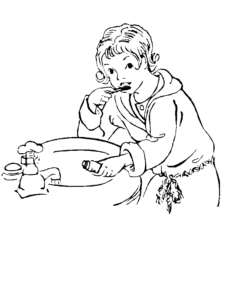 Coloriage 7 L-hygiene dentaire