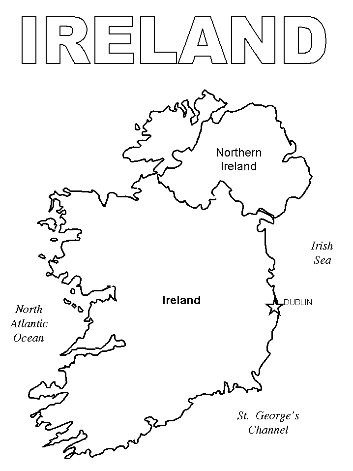 Coloriage 1 L-irlande