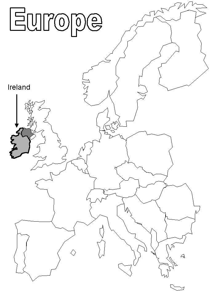 Coloriage 8 L-irlande