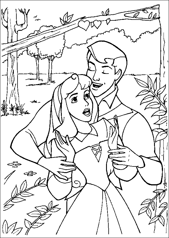 Coloriage 21 La belle au bois dormant