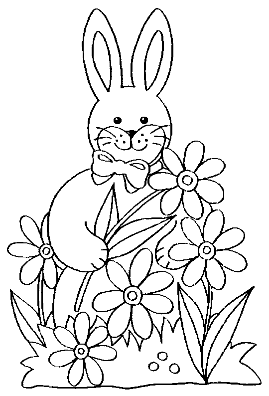 Coloriage 13 Lapins