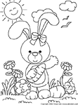 Coloriage Lapins 59